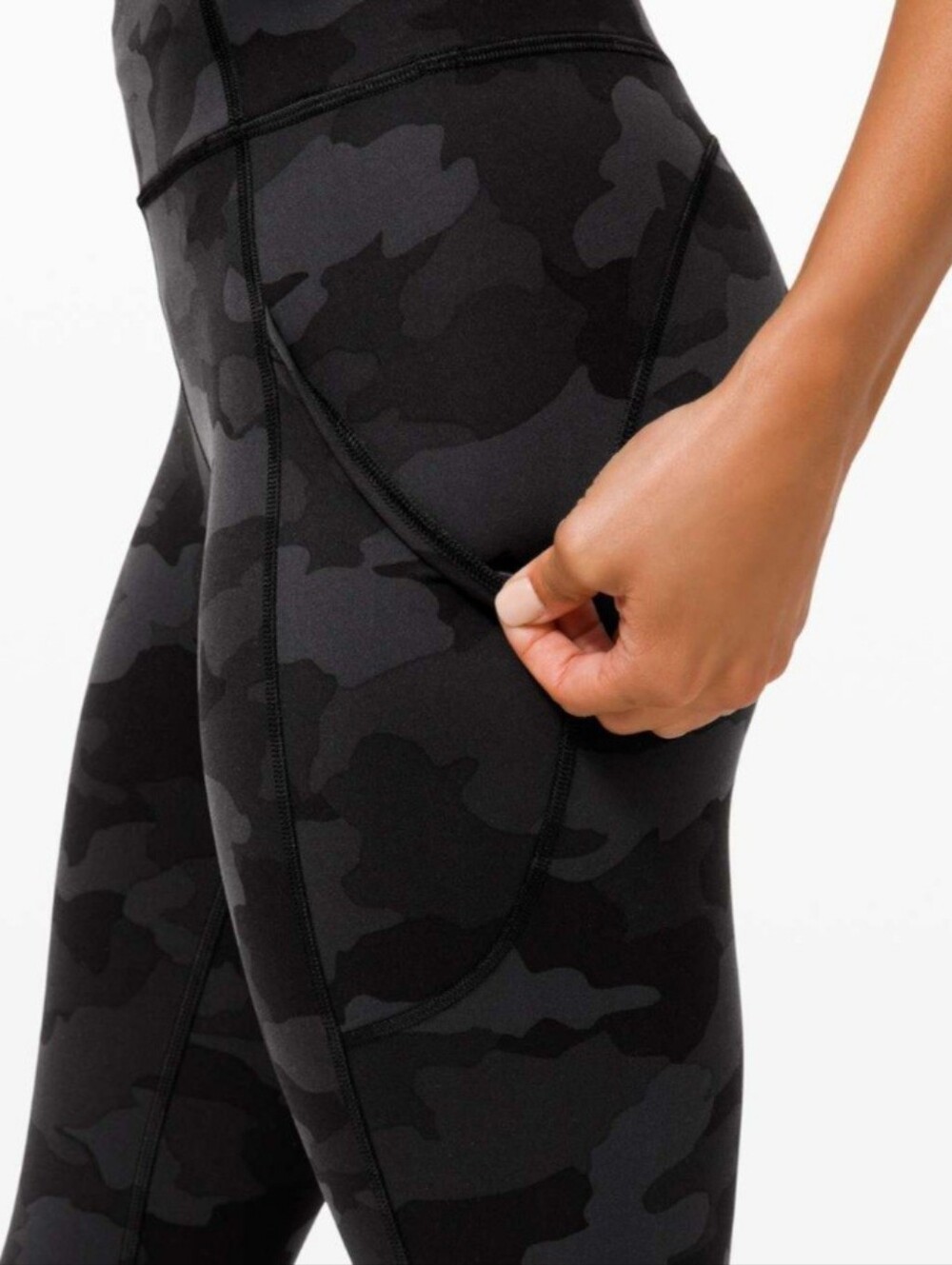 Lululemon Invigorate High-Rise Tight 25" Heritage 365 Camo Deep Coal Multi